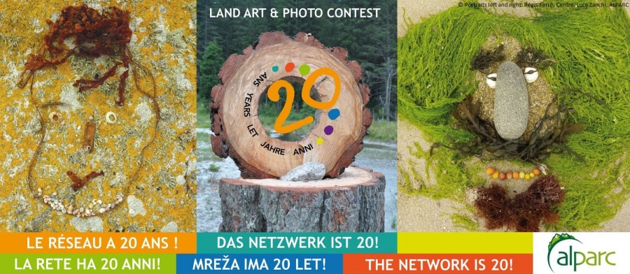 Concorso fotografico &amp; Land Art per il 20° anniversario ALPARC